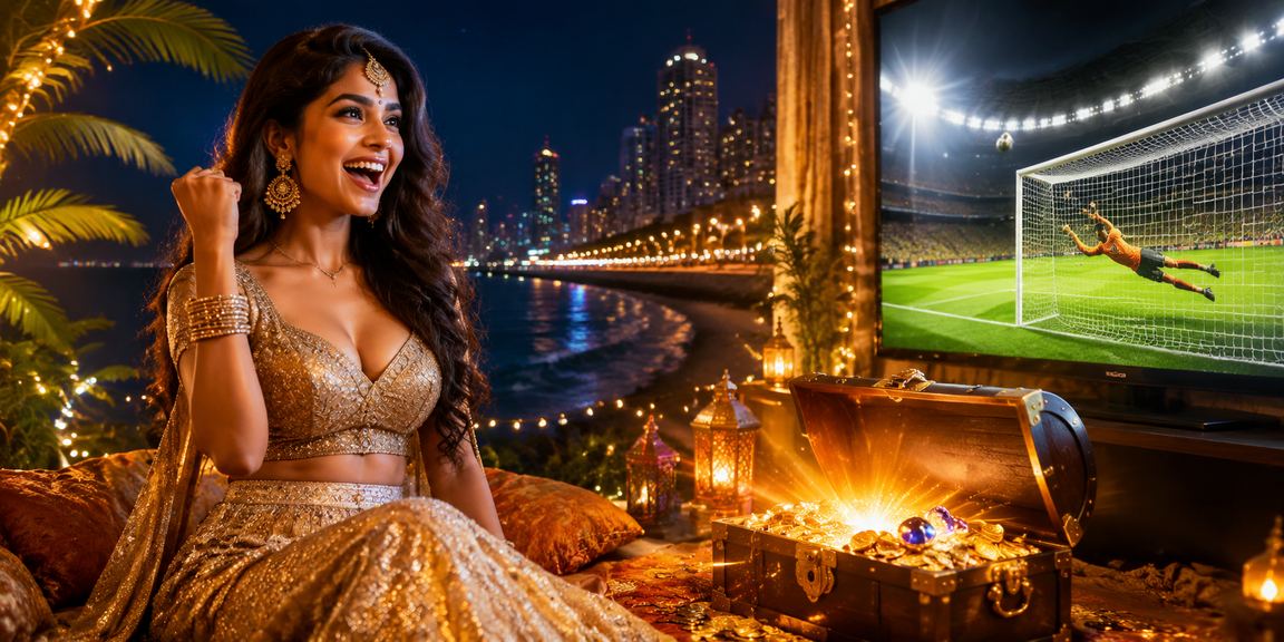 Mumbai Bandra nightlife with casino and betting theme